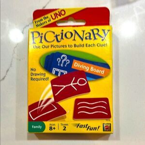 Mattel | Pictionary Card Game No Drawing Ages 8+
